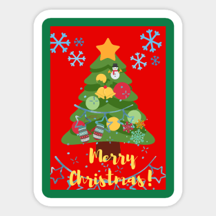 Christmas tree Sticker